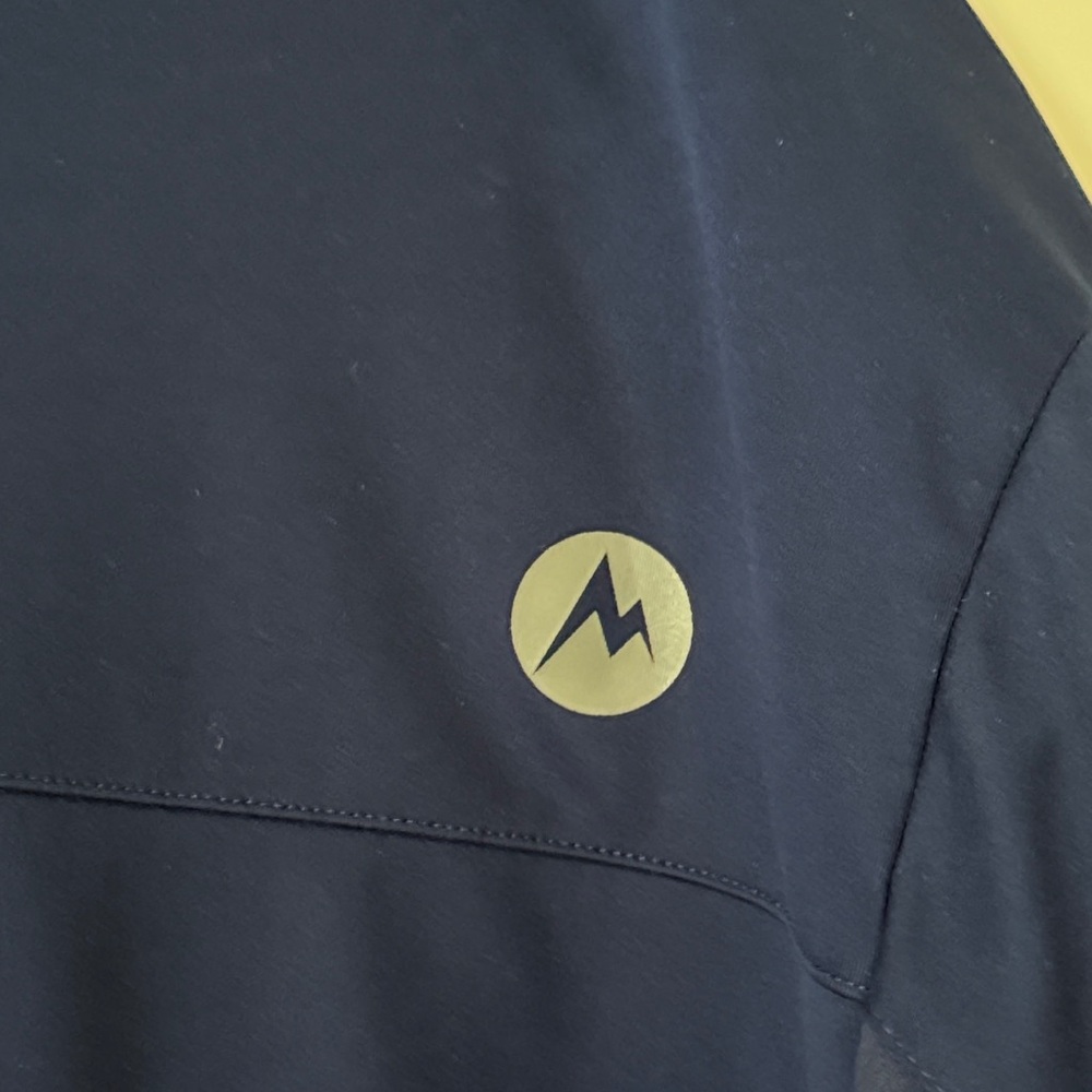 Marmot Dark Blue Jacket with Bright Blue Accents - Picture 6 of 7